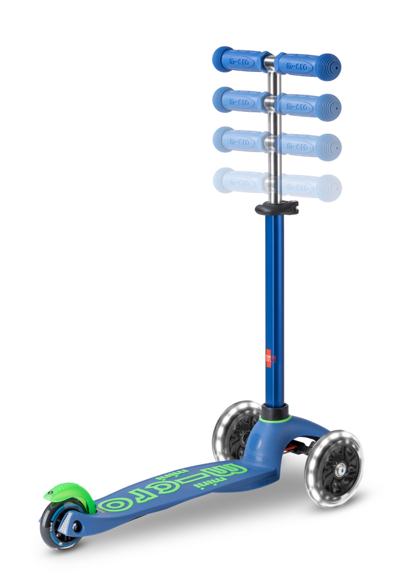 Micro Step Mini Deluxe LED blauw-groen
