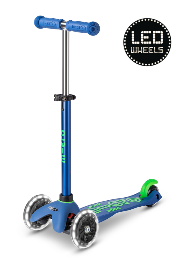 Micro Step Mini Deluxe LED blauw-groen