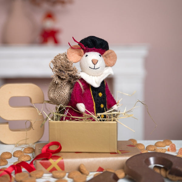 Sjaal met verhaal - Pietermuis cyclaam