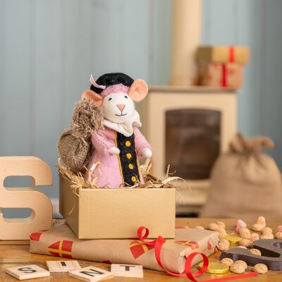 Sjaal met verhaal - Pietermuis roze