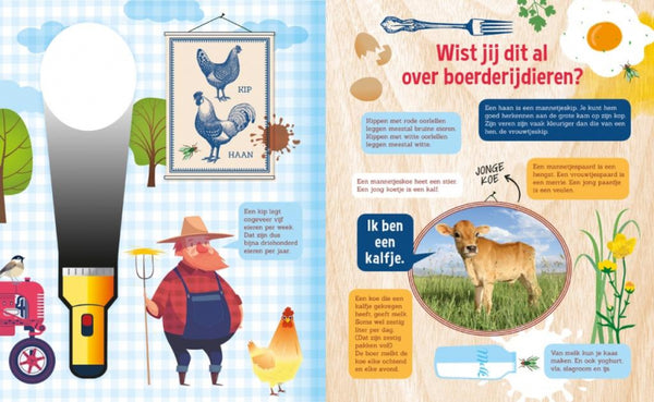 Zaklampboek - Speuren op de boerderij