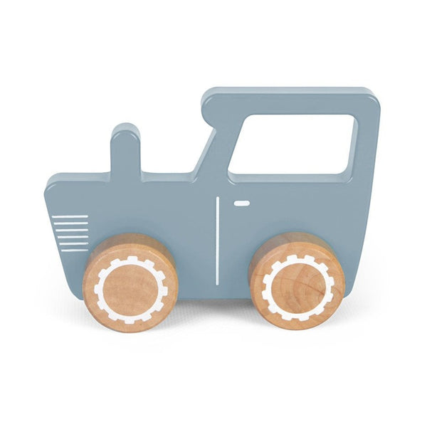 Little Dutch houten tractor blauw