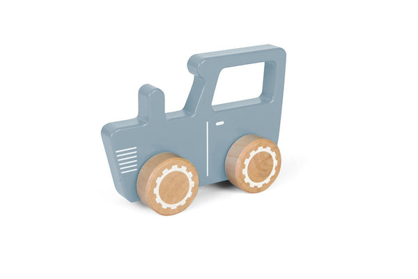 Little Dutch houten tractor blauw