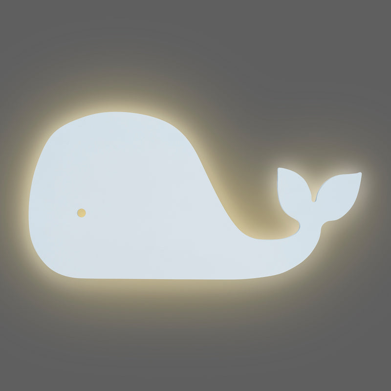 Jollein wandlamp whale grey