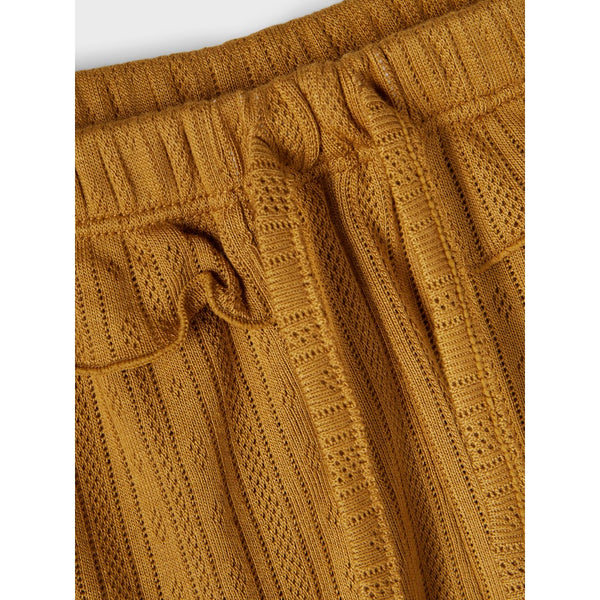 Lil' Atelier Rachel loose pants golden brown