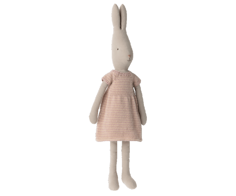 Maileg konijn maat 4 met gebreide jurk