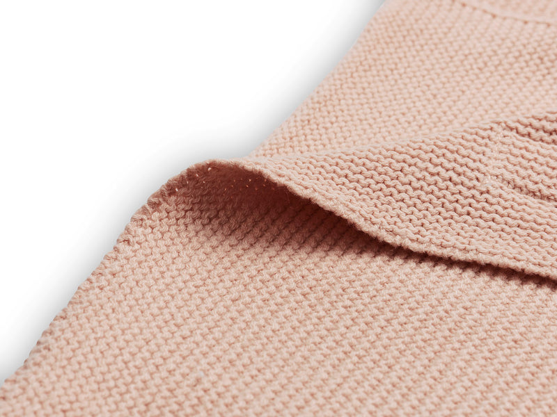 Jollein deken wieg 75x100 basic knit pale pink
