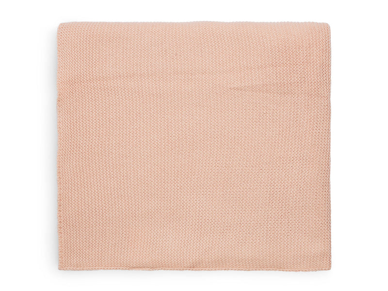 Jollein deken wieg 75x100 basic knit pale pink