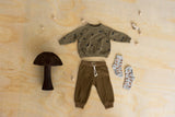 House of Jamie baby raglan sweater green mountain