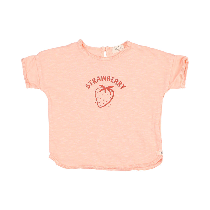 Búho T-shirt strawberry apricot