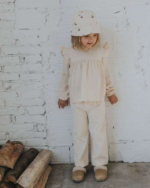 Búho lurex blouse cream