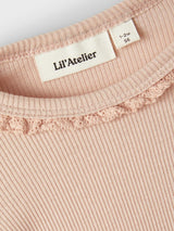 Lil' Atelier Baby romper Gago rose dust