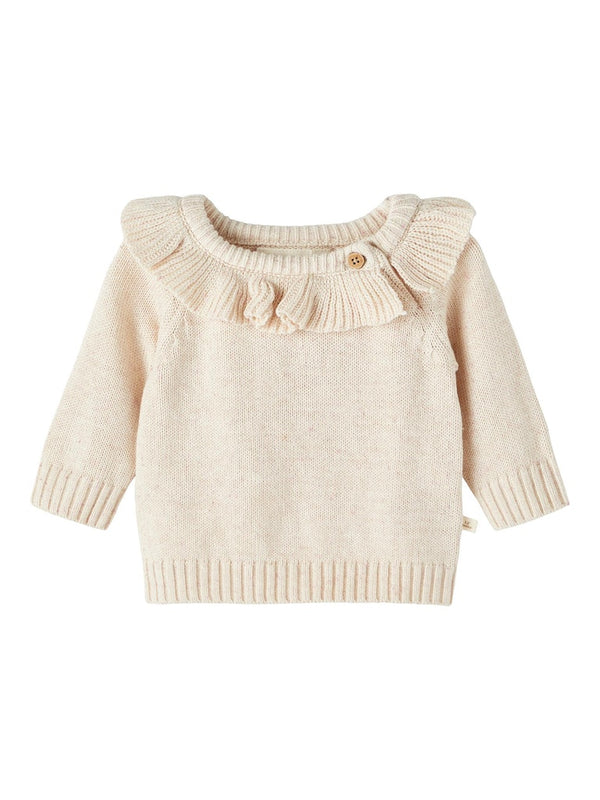Lil' Atelier Baby trui Dorit turtledove