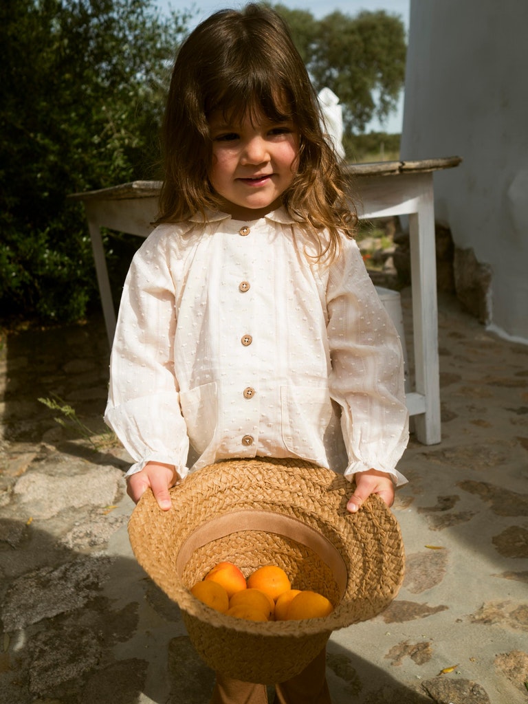 Lil' Atelier Mini blouse Danya turtledove