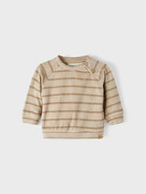 Lil' Atelier Baby trui Dalto white pepper