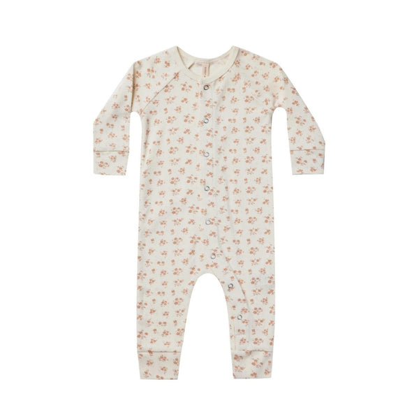 Quincy Mae pointelle babypakje blush floral