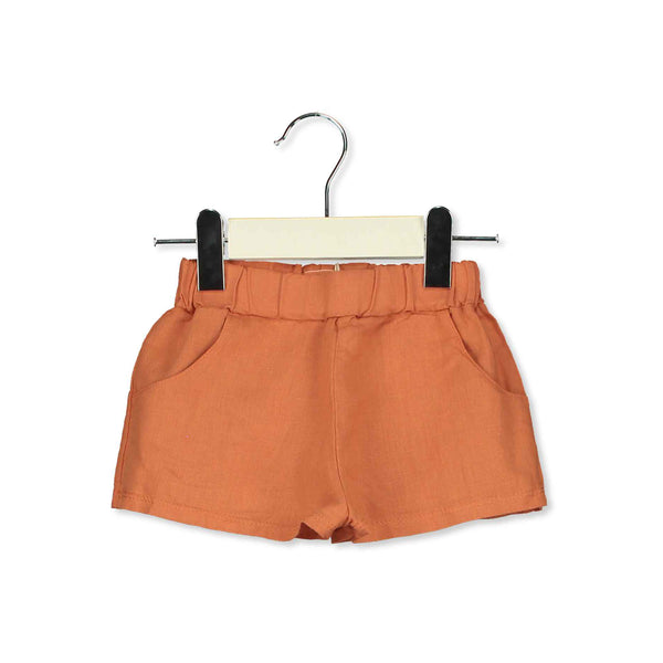 Lötiekids baby shorts solid orange