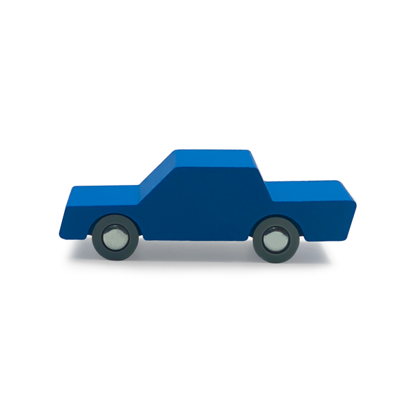 Waytoplay heen & weer houten auto blauw