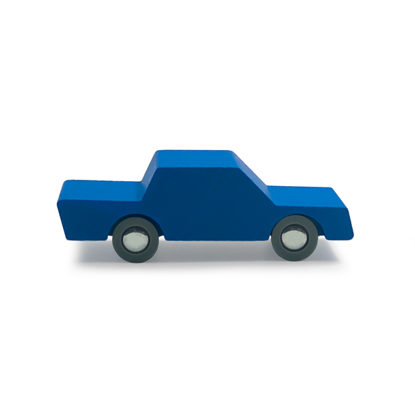 Waytoplay heen & weer houten auto blauw